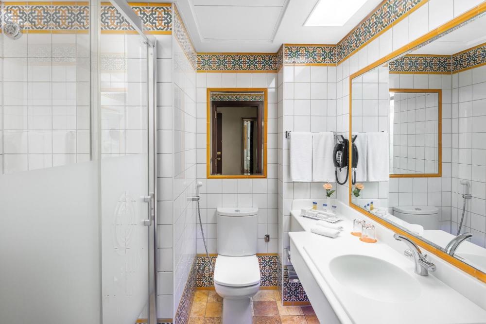 Modern bathroom interior at Anjum Makkah